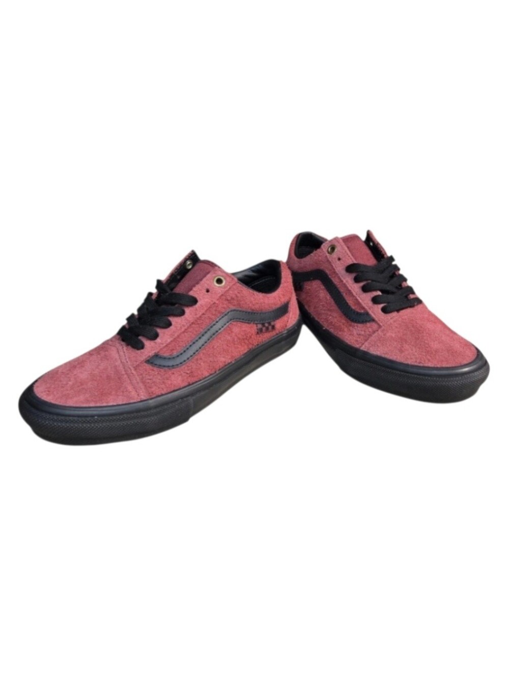 Vans Skate Old Skool Suede Sneakers in Burgandy Red, Size 5 Men's New!!